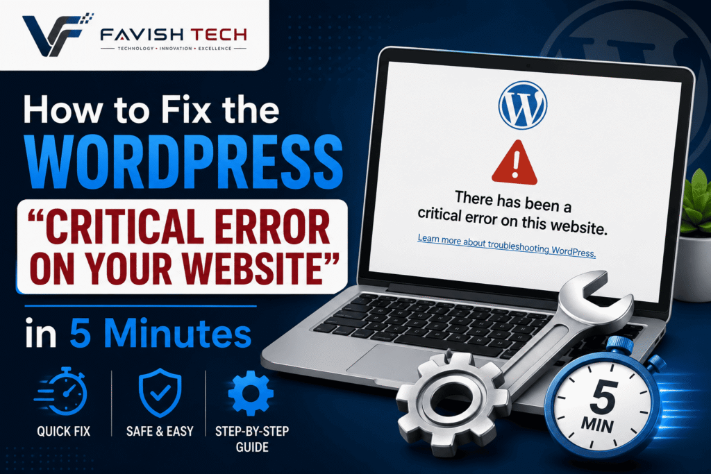 How to Fix the WordPress "Critical Error on Your Website" in 5 Minutes How to Fix the WordPress "Critical Error on Your Website" in 5 Minutes