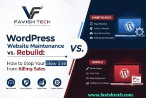 WordPress Website Maintenance vs. Rebuild: How to Stop Your Slow Site from Killing Sales