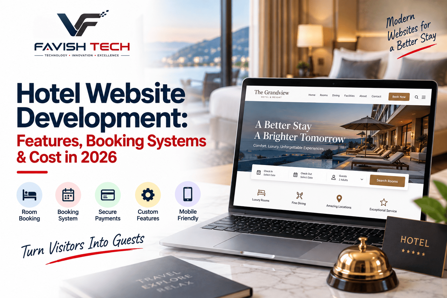 Hotel Website Development: Features, Booking Systems & Cost in 2026